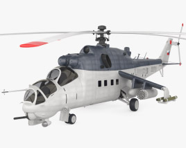 Mil Mi-35 3D-Modell