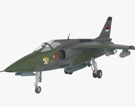 Soko J-22 Orao 3D model