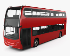 Alexander Dennis Enviro400H Двухэтажный автобус 2015 3D модель
