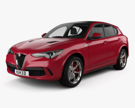 Alfa Romeo Stelvio Quadrifoglio 2021 3D model