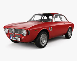 Alfa Romeo Giulia Sprint GTA 1600 1968 3Dモデル
