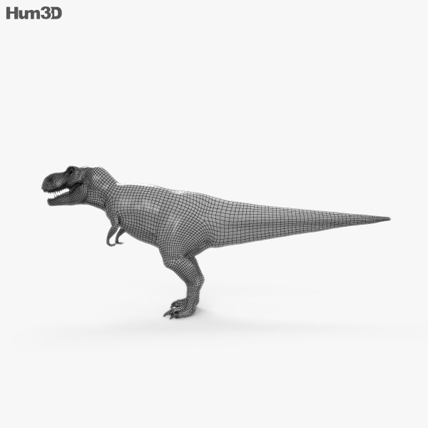 Dinossauro dos desenhos animados T.rex Modelo 3D $10 - .unknown .c4d .fbx  .obj - Free3D