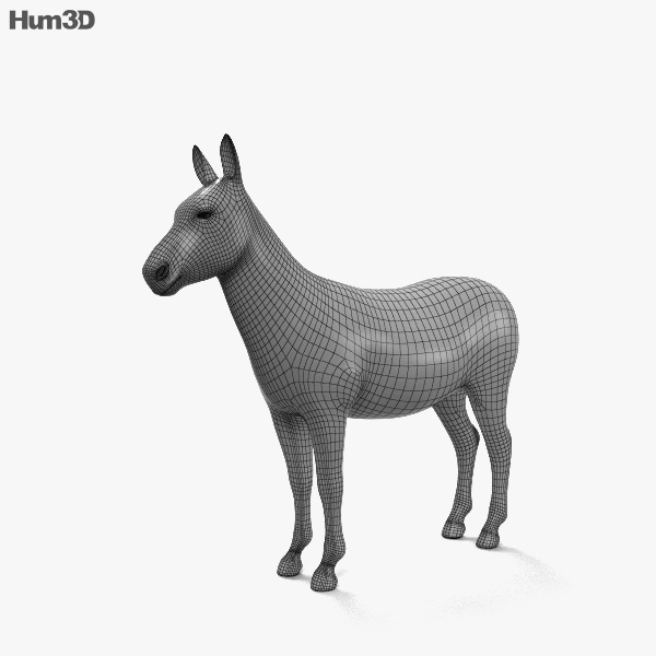 Animated Zebra 3D model - Download Animals on