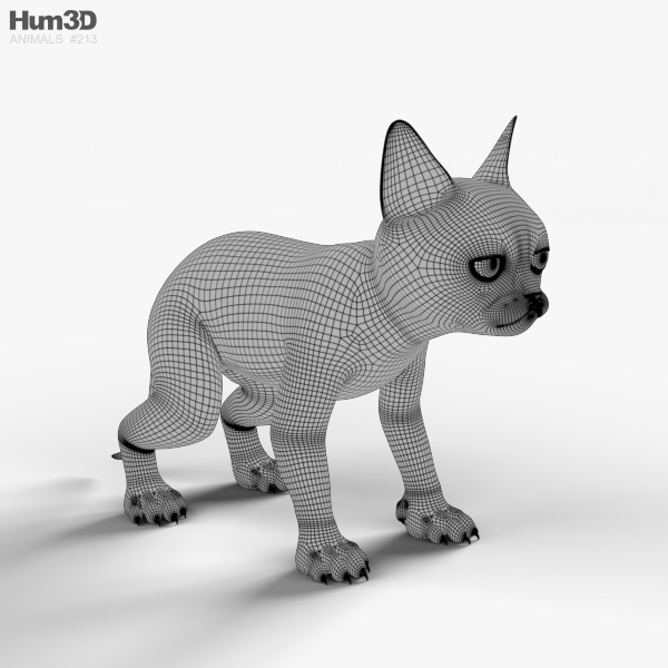 OBJ file angry cat meme 😡・Design to download and 3D print・Cults