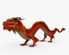 Китайский дракон 3D модель