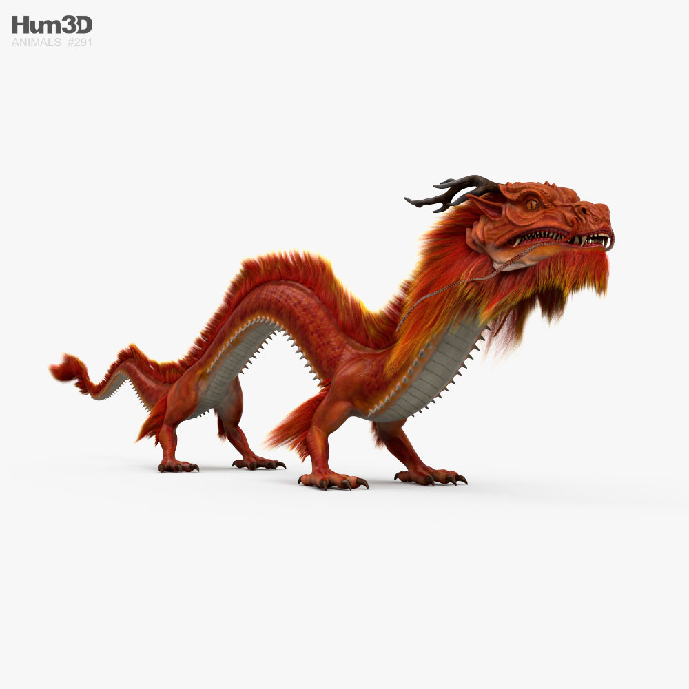 Chinese dragon 3D Model $69 - .obj .max .fbx - Free3D