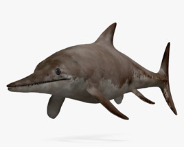 Темнодонтозавр 3D модель