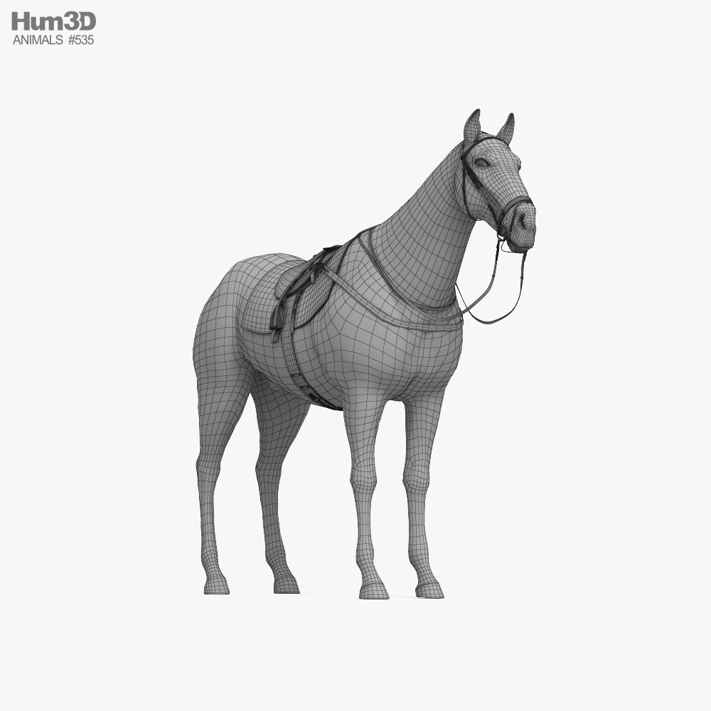 Cavalo de corrida realista Modelo 3D - TurboSquid 1133352