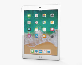 Apple iPad 9.7-inch (2018) Silver 3D 모델 