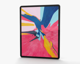 Apple iPad Pro 12.9-inch (2018) Silver 3D模型