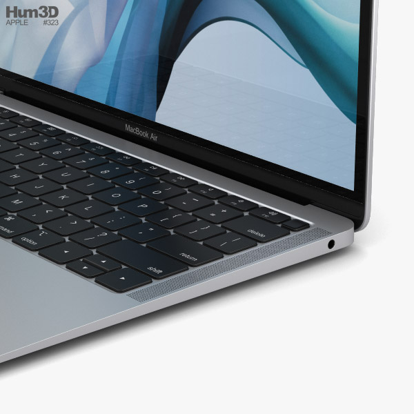 Apple MacBook Air (2018) Silver 3D model download