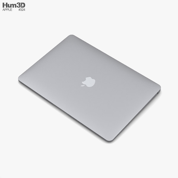 Apple MacBook Air (2018) Space Gray 3D model download