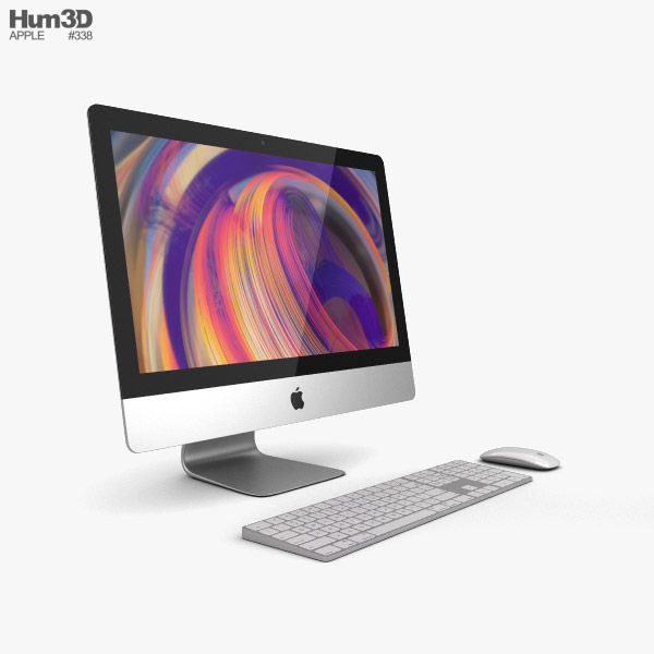 Apple iMac 21.5-inch (2019) 3D model - ダウンロード 電子機器 on