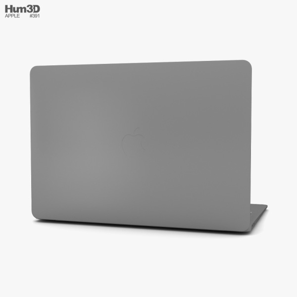 Apple MacBook Air (2020) Space Gray 3D model - Download ...