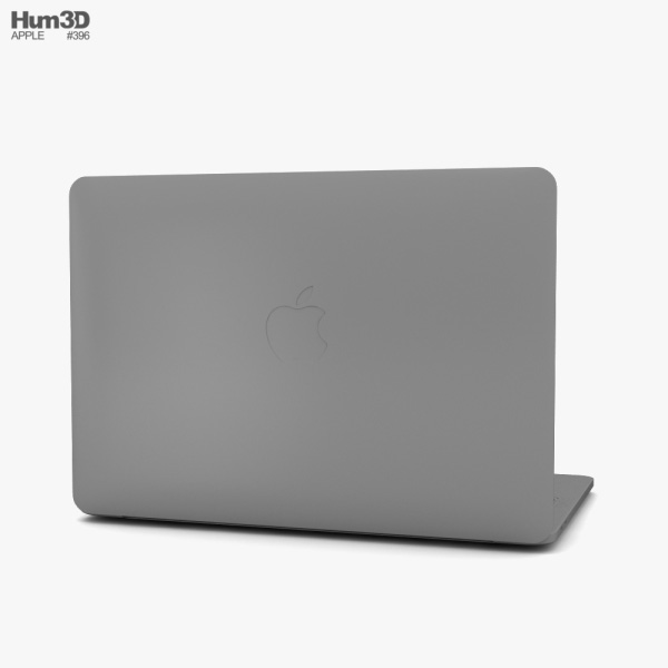 Apple MacBook Pro 13 inch (2020) Space Gray 3D model - Download Electronics  on 3DModels.org