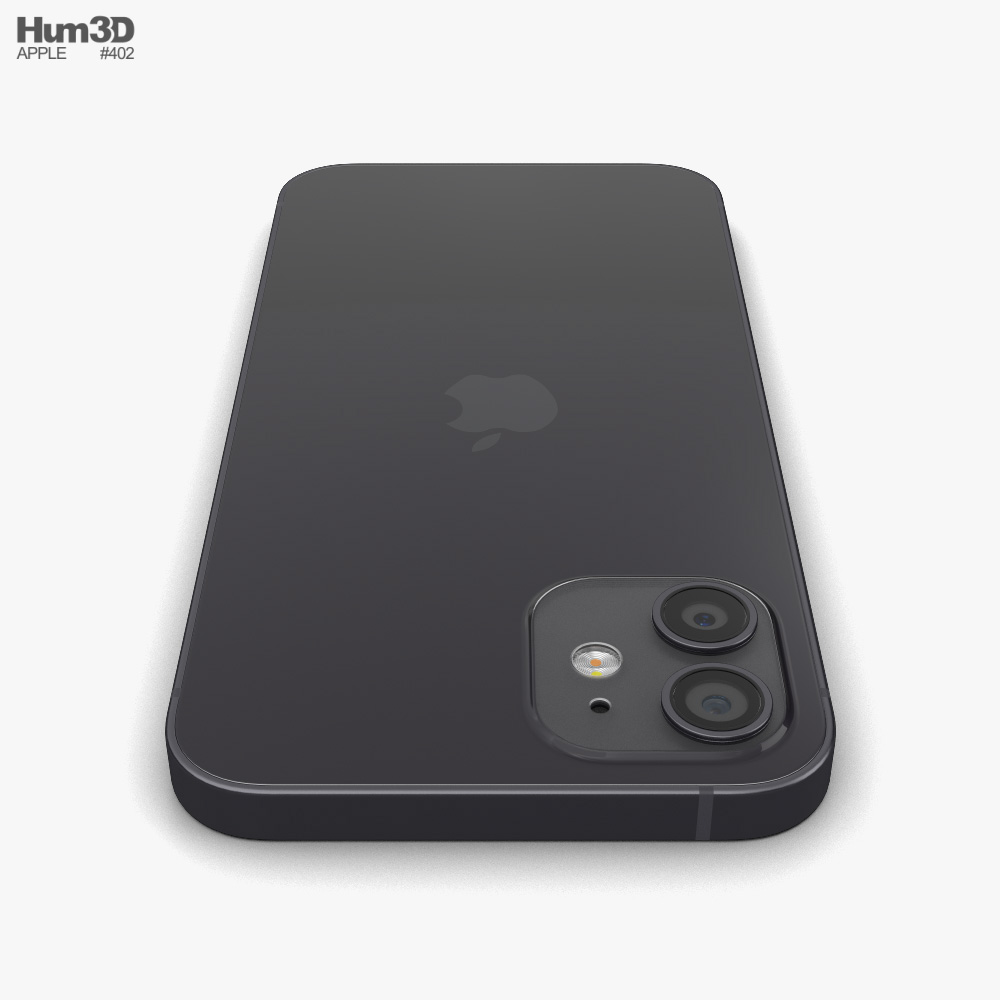 Apple iPhone 12 Blanco Modelo 3D descargar