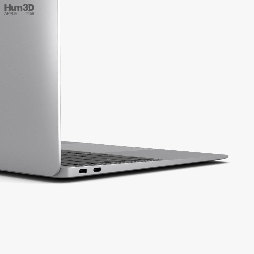 Apple MacBook Air 2020 M1 Silver 3D model download