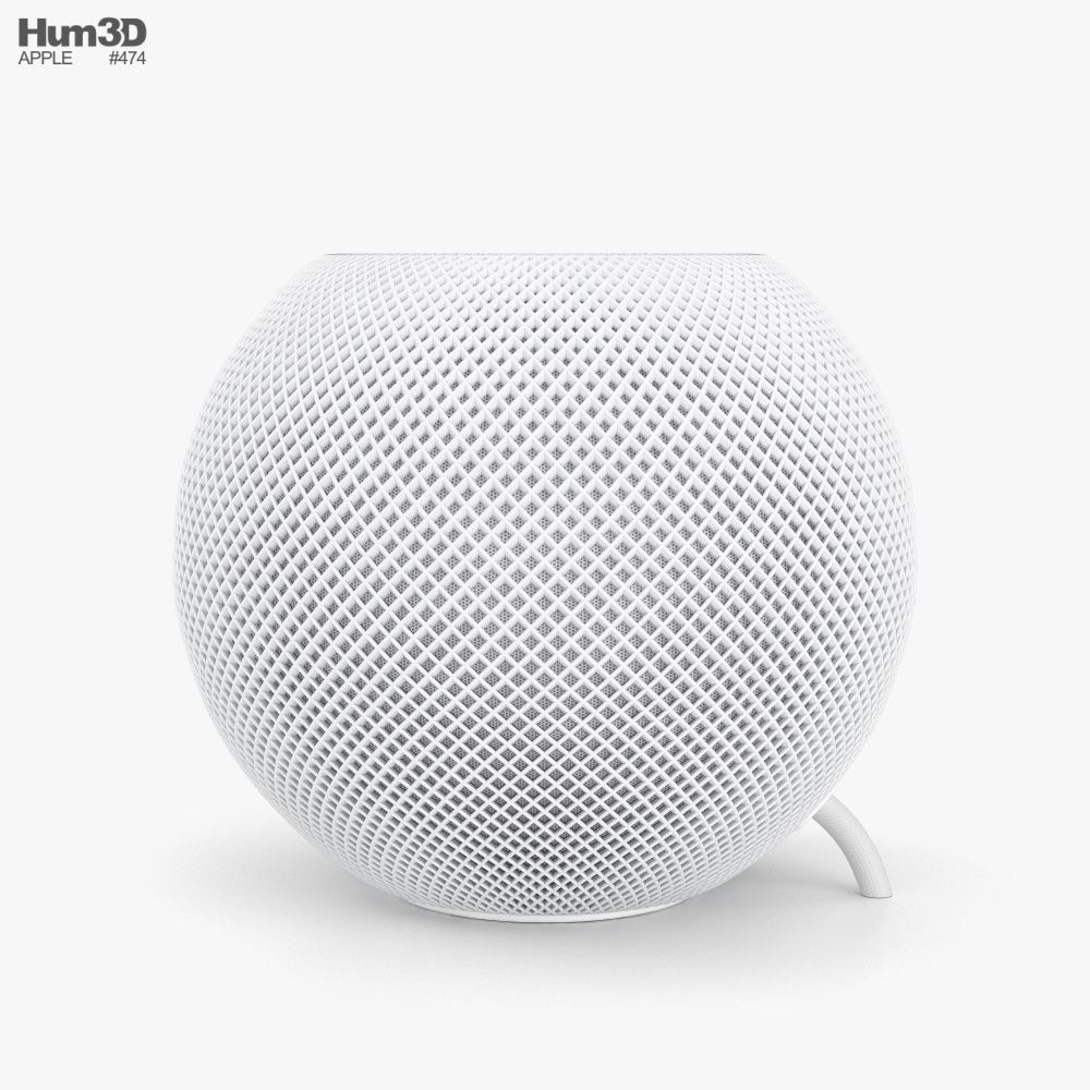Apple HomePod Mini 白い 3Dモデル - ダウンロード 電子機器 on ...