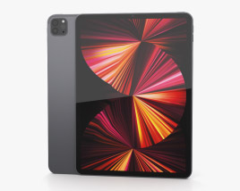 Apple iPad Pro 11-inch 2021 Space Gray 3D 모델 
