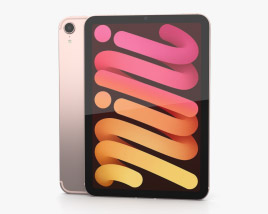 Apple iPad mini (2021) Pink 3D модель