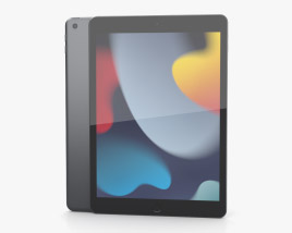 Apple iPad 10.2 (2021) Space Gray 3D модель