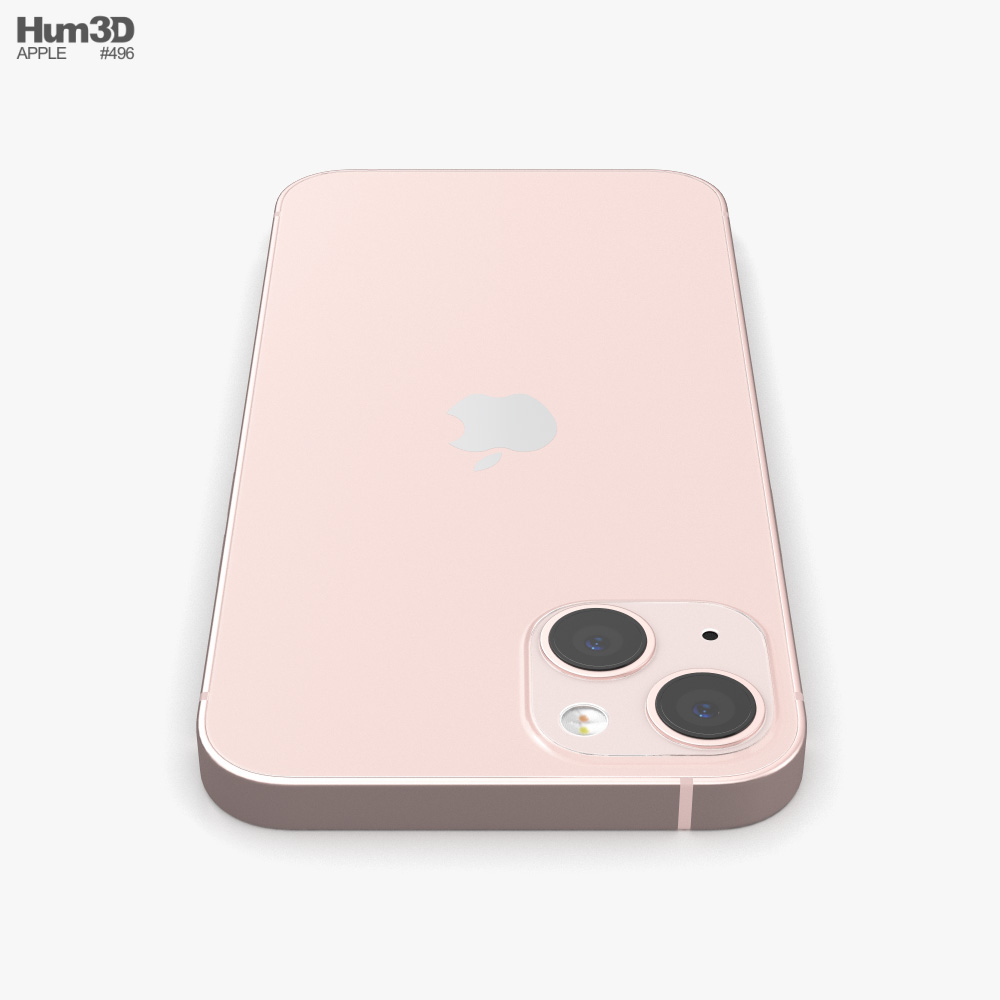 modelo 3d Apple iPhone 13 rosa - TurboSquid 1828867