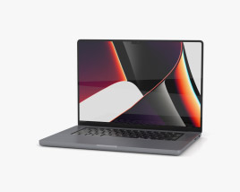 Apple MacBook Pro 2021 16-inch Space Gray 3D 모델 