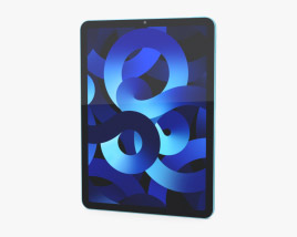 Apple iPad Air 2022 Blue 3D 모델 