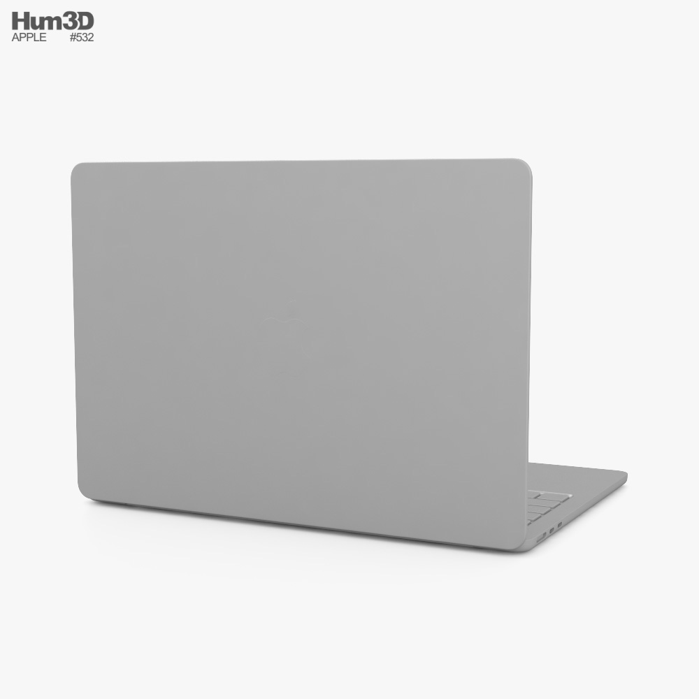 Apple MacBook Air M2 2022 Space Gray 3Dモデル - ダウンロード 電子 ...