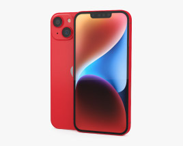 Apple IPhone 14 Red Modèle 3D