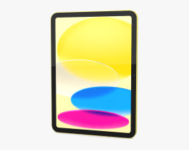 Apple iPad 10th Generation Yellow 3Dモデル