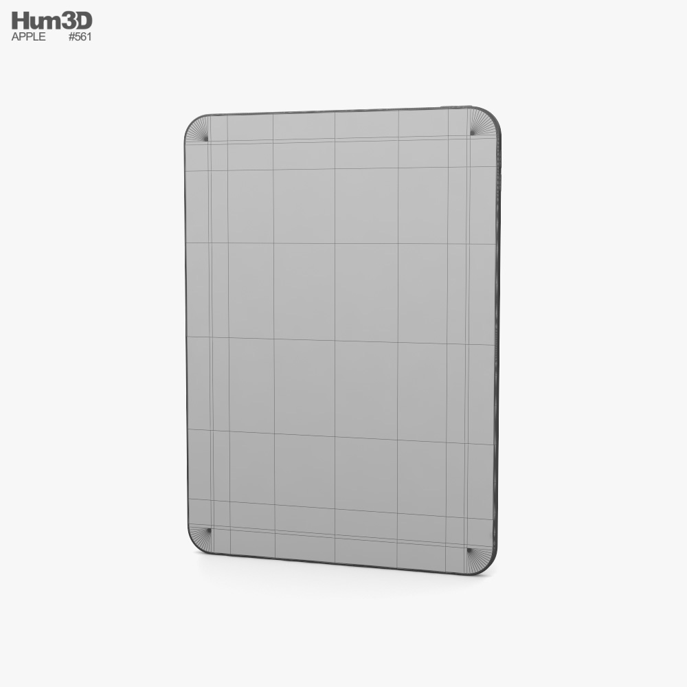 Apple iPad 10th Generation Silver 3D model - Download Electronics