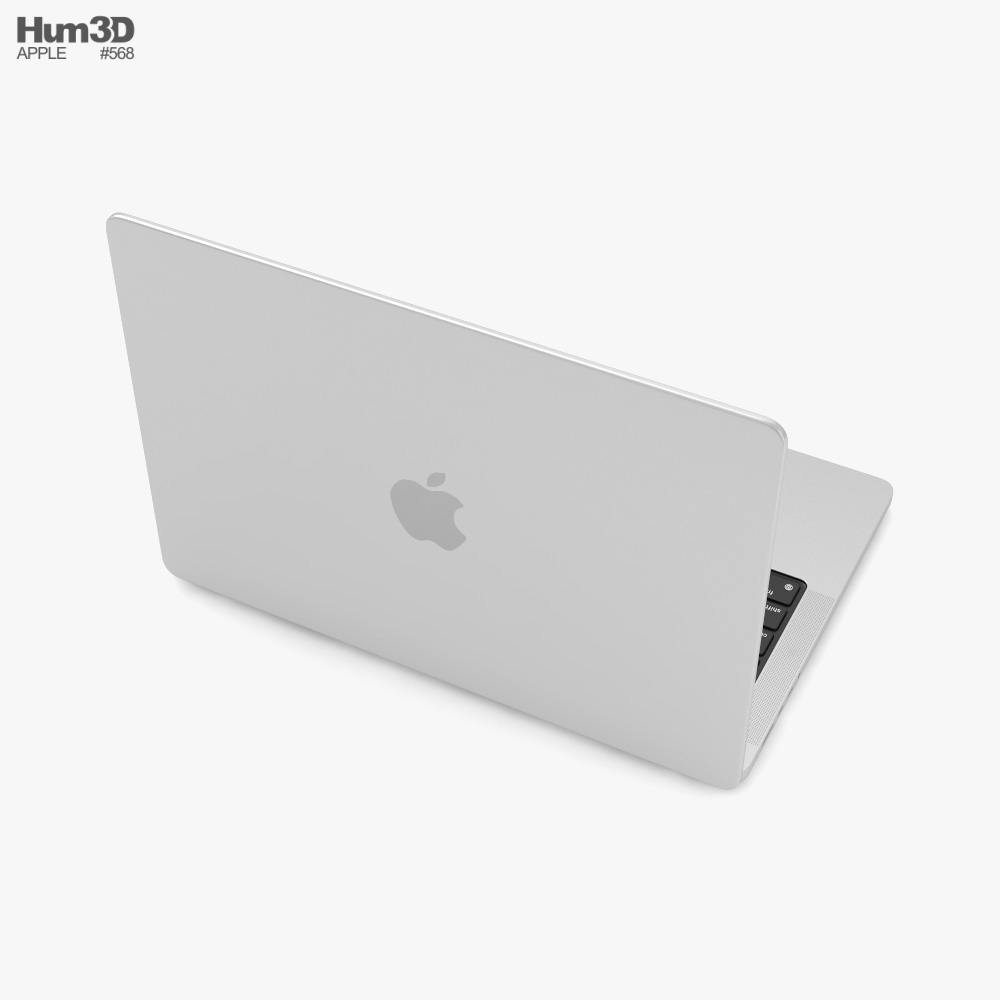 3D model Apple MacBook Pro 14 inch 2023 in Official Design VR / AR /  low-poly