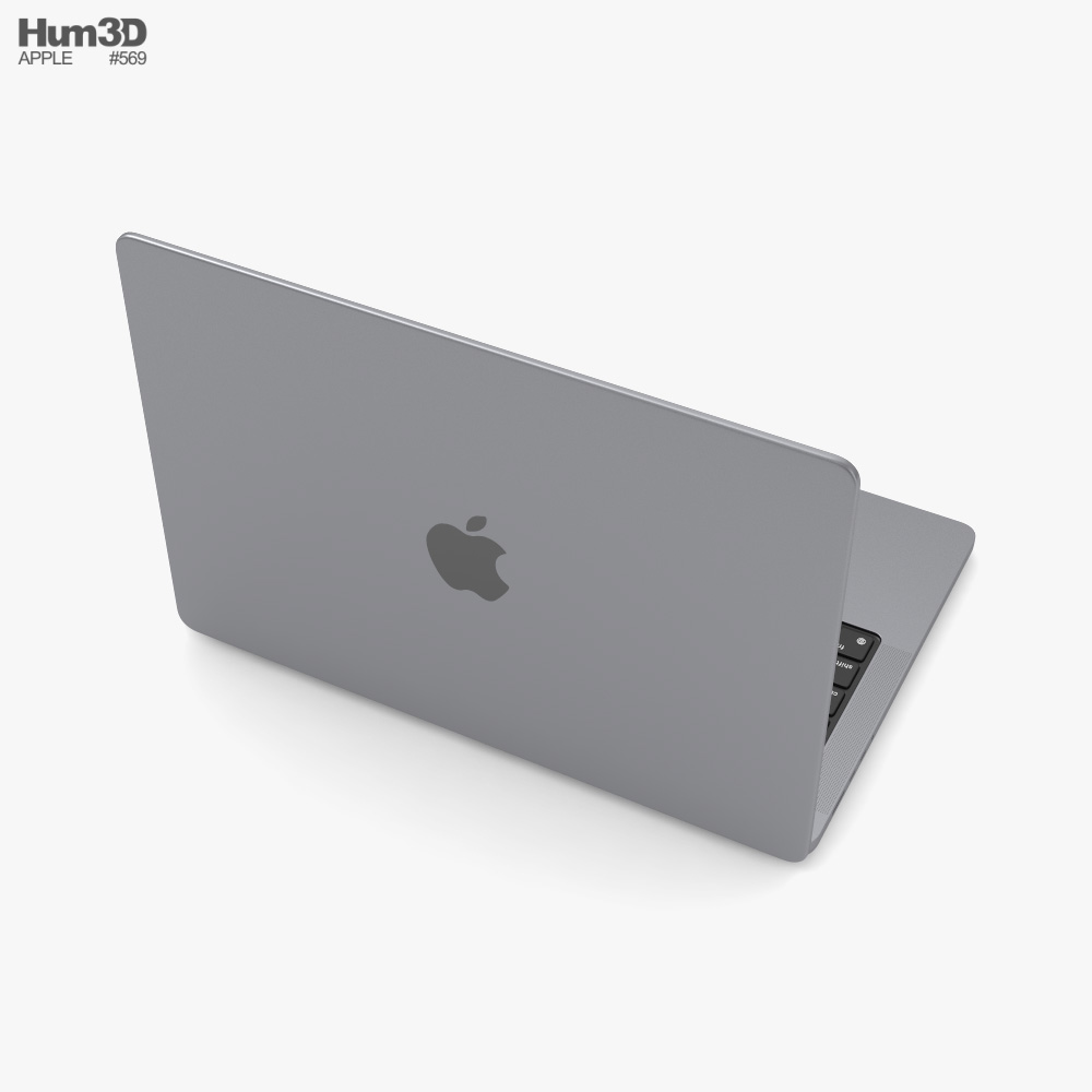 Apple MacBook Pro M2 2023 14 inch Space Gray 3D model download