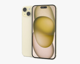 Apple iPhone 15 Plus Yellow Modèle 3D