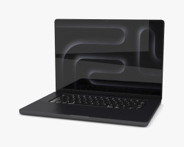 Apple MacBook Pro 2023 16 inch Space Black 3D model