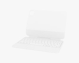 Apple Magic Keyboard 2024 White 3D model