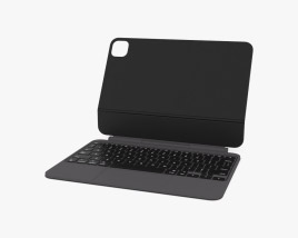 Apple Magic Keyboard 2024 Black 3D 모델 