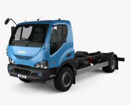 Ashok Leyland Avia D120 底盘驾驶室卡车 2015 3D模型