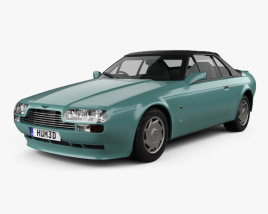 Aston Martin V8 Zagato Volante 1987 3D 모델 