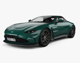 Aston Martin V12 Vantage ロードスター 2024 3Dモデル