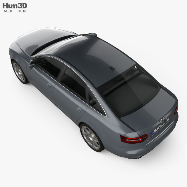 Audi A6 (C6) sedan 2011 3D model - Download Vehicles on