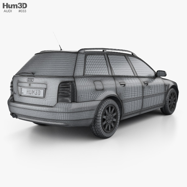Audi A4 Avant 2001 3D model