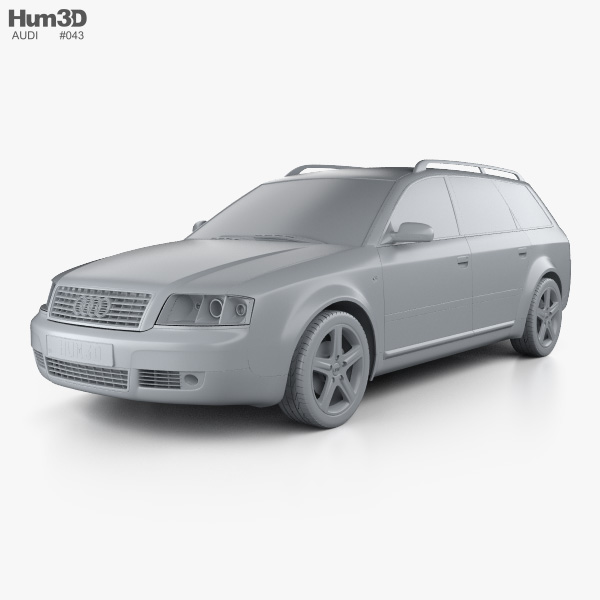 Audi A6 avant (C5) 2004 Modèle 3D - Télécharger Véhicules on