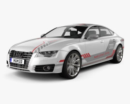 Audi A7 Sportback Piloted Driving Concept 2017 3D model