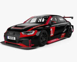 Audi RS3 LMS 2018 3D model