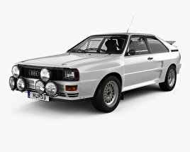 Audi Quattro A2 1981 3D模型