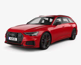 Audi S6 avant 2022 3D model