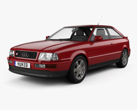 Audi S2 coupe 1995 3D model