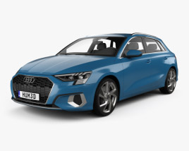 Audi A3 sportback 2022 3D model